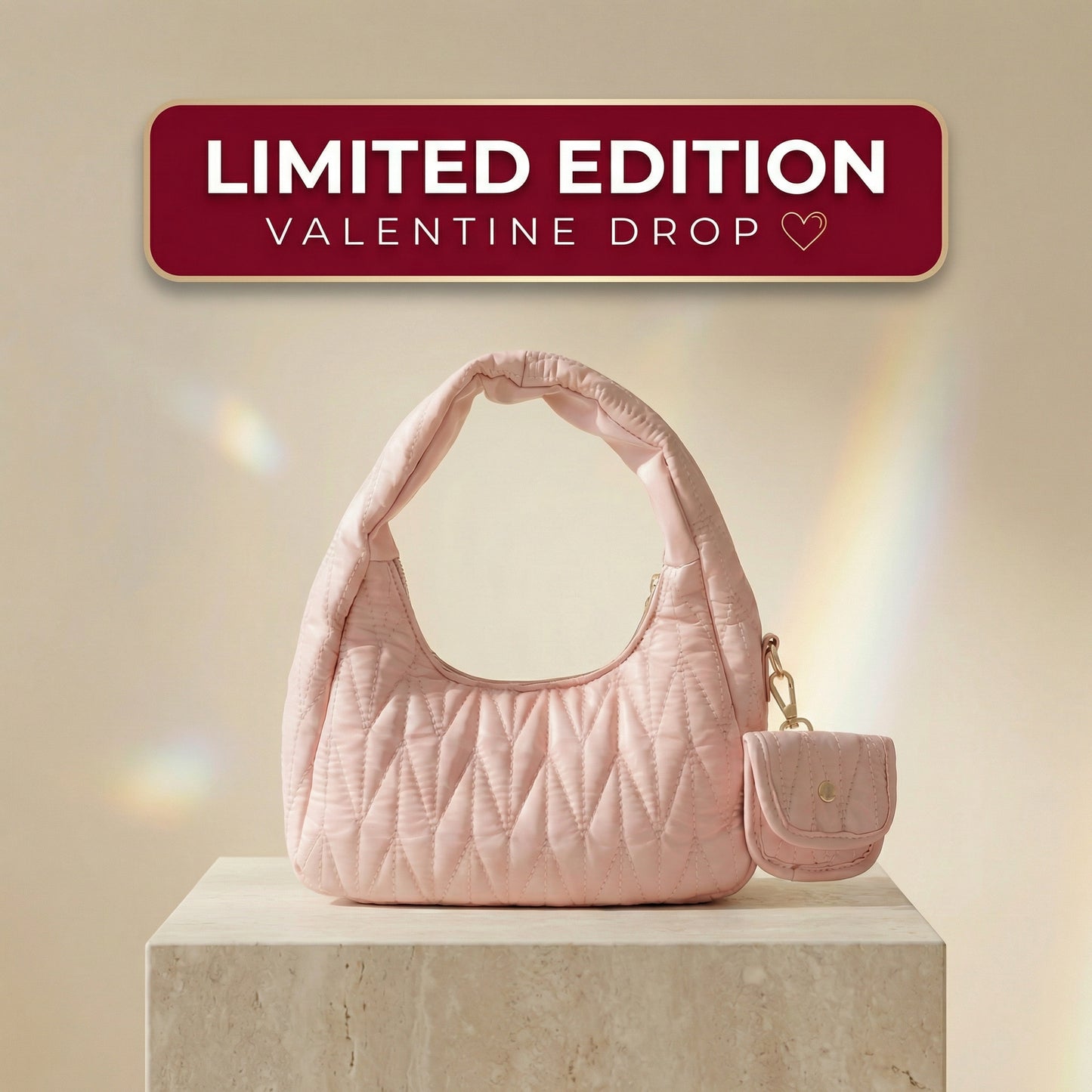Model 04: THE PUFF - Valentine Limited Edition: “Blush Pink”